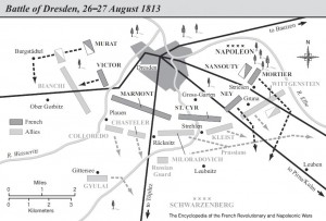 Battle of Dresden map